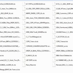 Cummins FLASH EFI Delete Files + Software CTZ TO BIN Converter