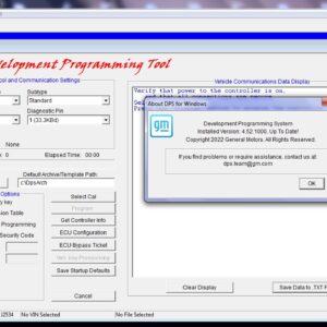 GM Development Programming System (DPS v4.52)