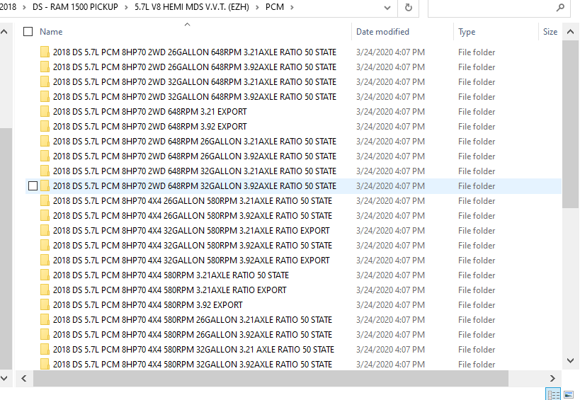 Dodge/Chrysler/Jeep/FIAT ECU ECM, ABS, BCM, TCM of Calibration files 2001 - 2020 - Image 2