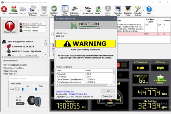 JPRO 2025 v1 Commercial Fleet Diagnostics