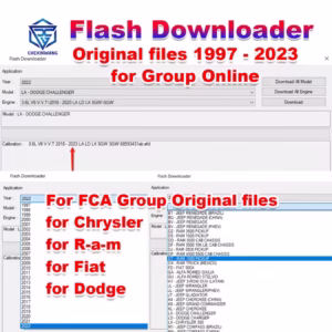 Flash Downloader Full Online 1997 - 2022 Group Original files for Jeep/Dodge/Chrysler/Fiat/R-a-m