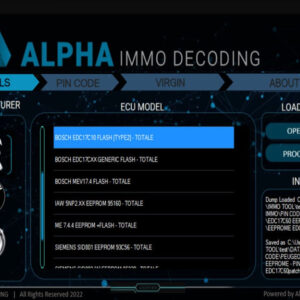ALPHA IMMO DECODING TOOL - +447383475012