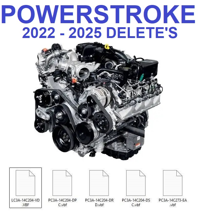 Ford Powerstroke 2022 - 2025 Deletes - WhatsApp +447383475012
